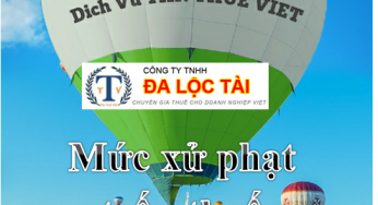 Mức phạt vi phạm quy định về sổ sách kế toán